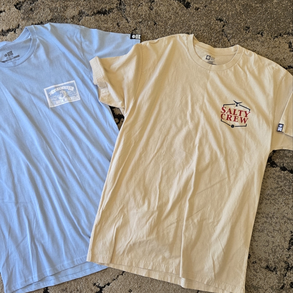 Lot of 2 Men's Salty Crew Tees